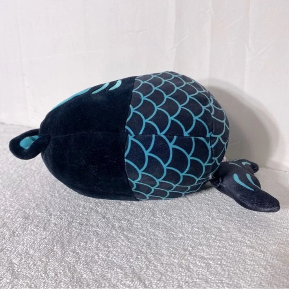 Halloween Sheikla Skeleton Cat Mermaid Black Blue Squishmallow Plush - Picture 9 of 11